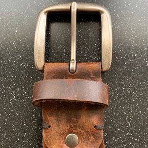 Genuine leather belt from Guatemala